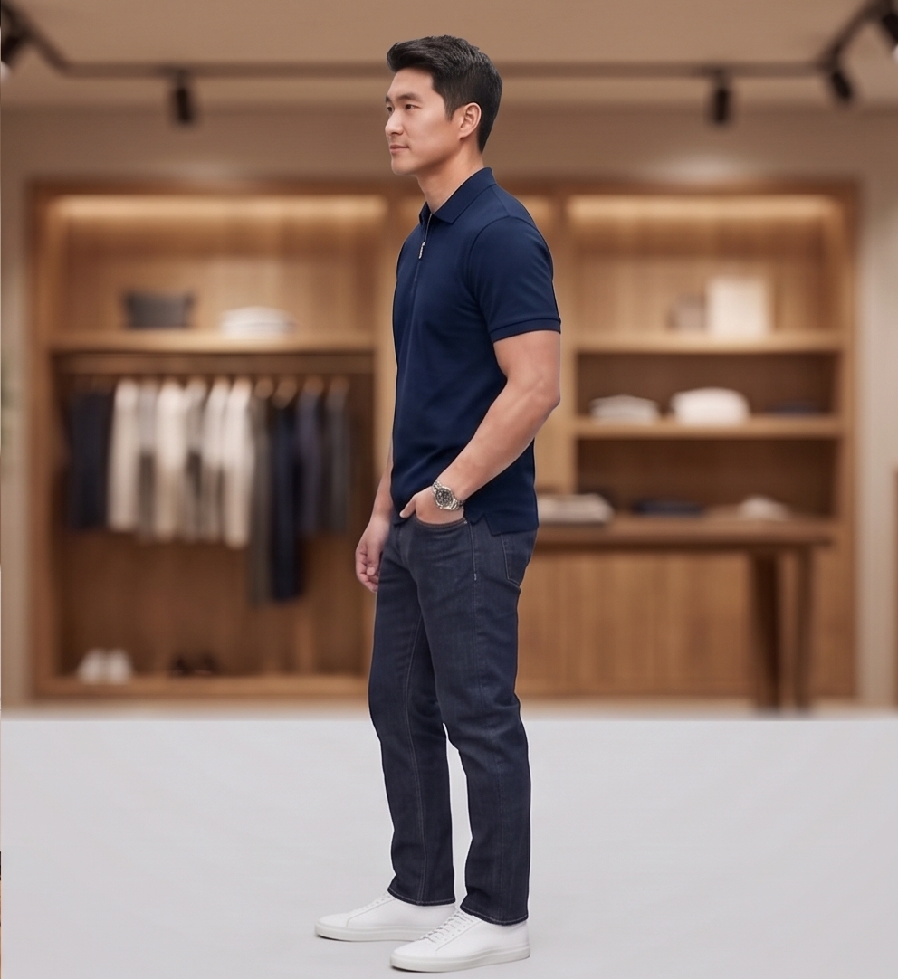 navy blue zipper tshirt 7
