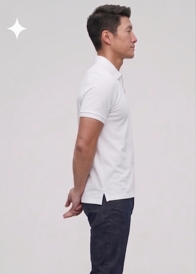zenort white zipper polo tshirt4