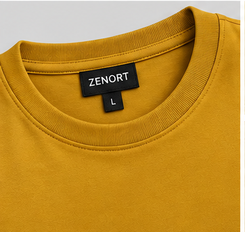 zenort golden yellow eound neck tshirt4